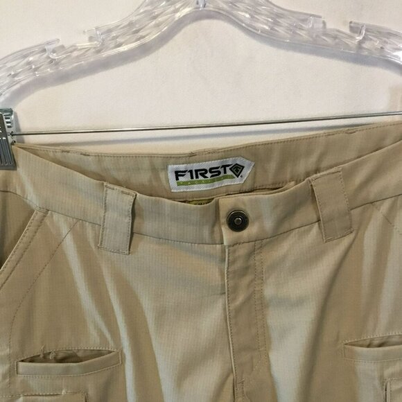 First Tactical V2 Ripstop Uniform Pants Women's Size 14 Large Tall in Tan 124011 - Picture 3 of 9